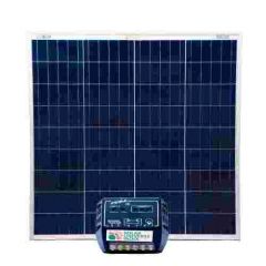 SUI Combo Set of 100W Solar Panel and 12V-10amps Smart Charge Controller