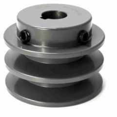 V Belt Pulley 2 Inch Double Groove A and B Section - 1 Pcs Pack