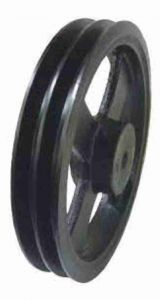 V Belt Pulley 11 Inch Double Groove A and B Section - 1 Pcs Pack