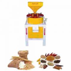 Flour Mill 18 Inches Janta Square Model Atta Chakki Machine with 3.0 HP Crompton Motor