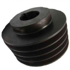 V Belt Solid Pulley 8 Inch Four Groove A & B Section - 1 Pcs Pack