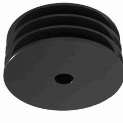 V Belt Solid Pulley 7.1/2 Inch Three Groove C Section - 1 Pcs Pack