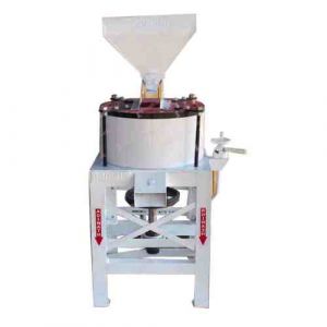 Flour Mill 24 Inches Horizontal Bolt Type 45MM Shaft Atta Chakki Machine without Motor