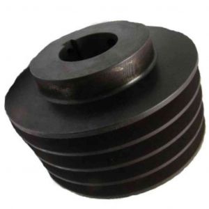 V Belt Solid Pulley 8 Inch Four Groove C Section - 1 Pcs Pack