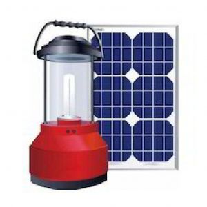 Solar Lantern Large Body with UPS Battery Inbuilt External Solar Panel