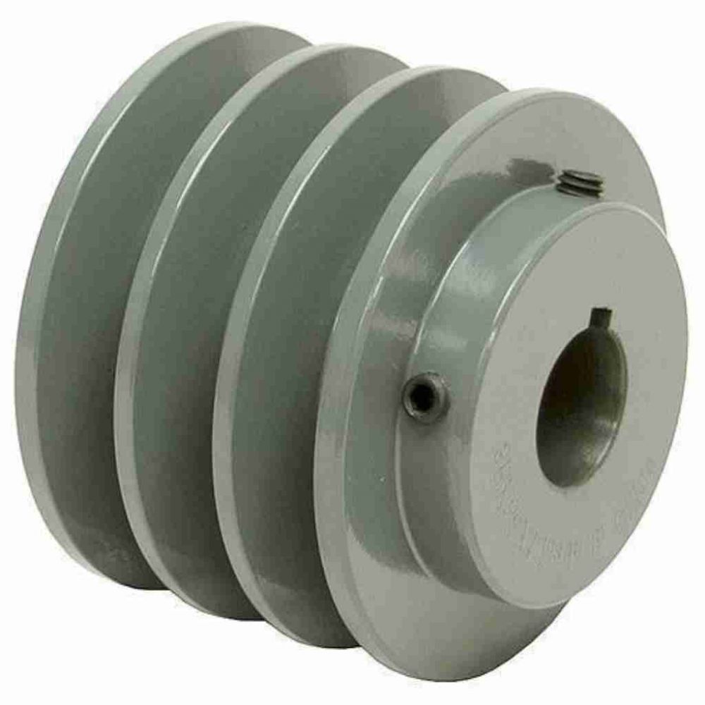 V Belt Pulley 8 Inch Three Groove A B Section 1 Pcs Pack