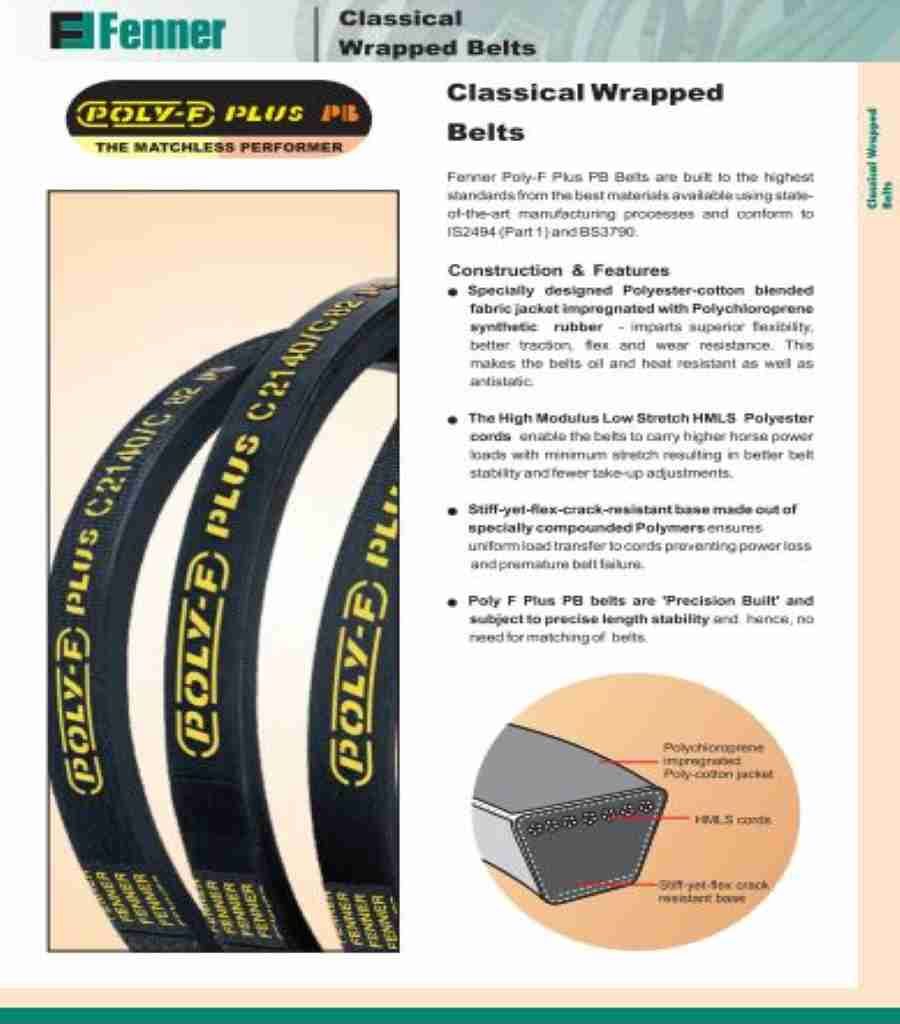 Fenner v belt catalogue top